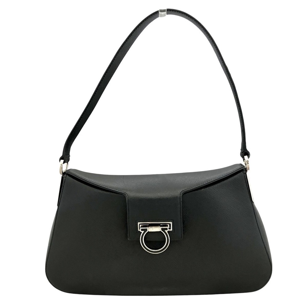 Salvatore Ferragamo handbag, Gancini design, leather, AU-21 4835